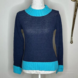 Lisa Todd Cotton/Cashmere Crewneck Sweater Sz. S
